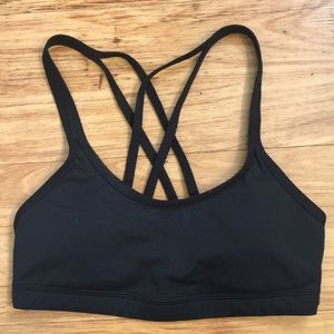 Black Cross Back Patagonia Sports Bra Size M